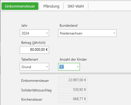 Dialog Einkommensteuer