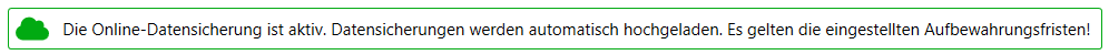 Online-Datensicherung Banner